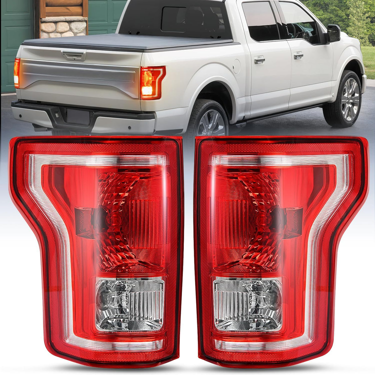 2015-2017 Ford F150 Taillight Assembly Rear Lamp Replacement OE