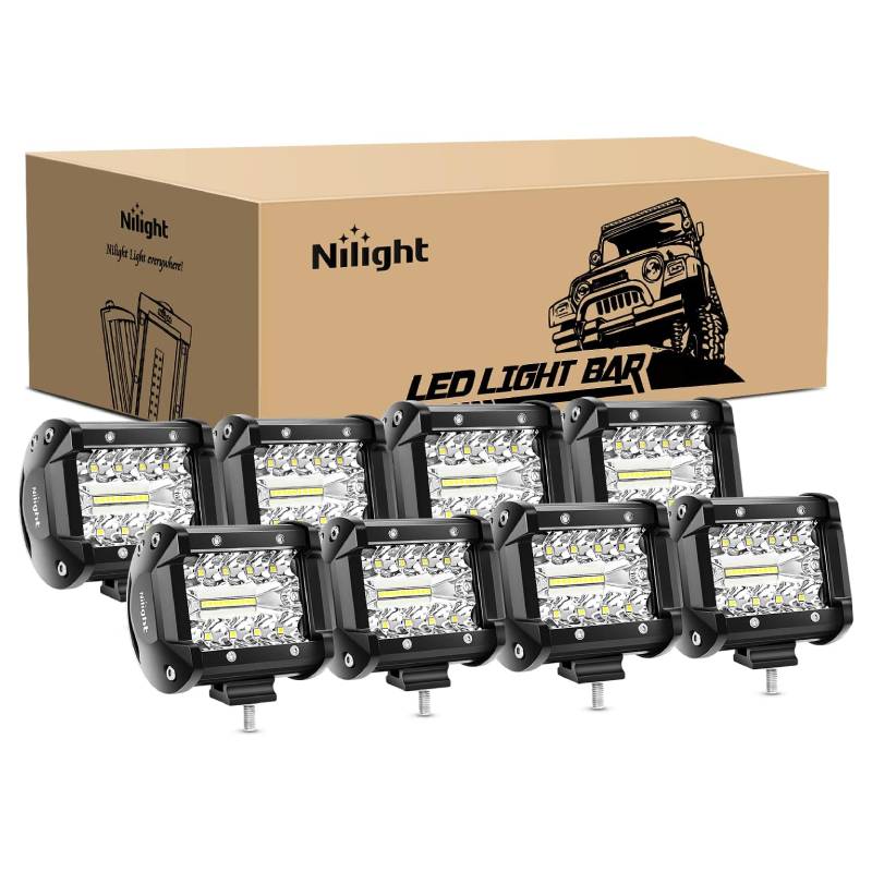 Nilight LED Light Bar 32 Inch 180W Spot Flood Combo LED Driving Lamp Roof  Bumper Off Road Lights LED Work Light Led Pods for Trucks Pickup SUV ATV  UTV
