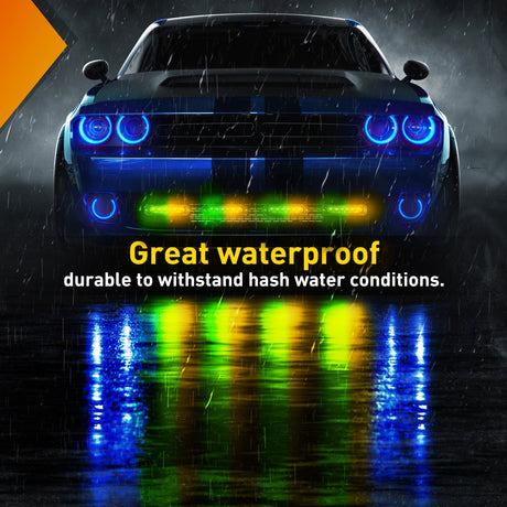 6 LED Emergency Strobe lights Universal For 12V-24V Vehicles Nilight