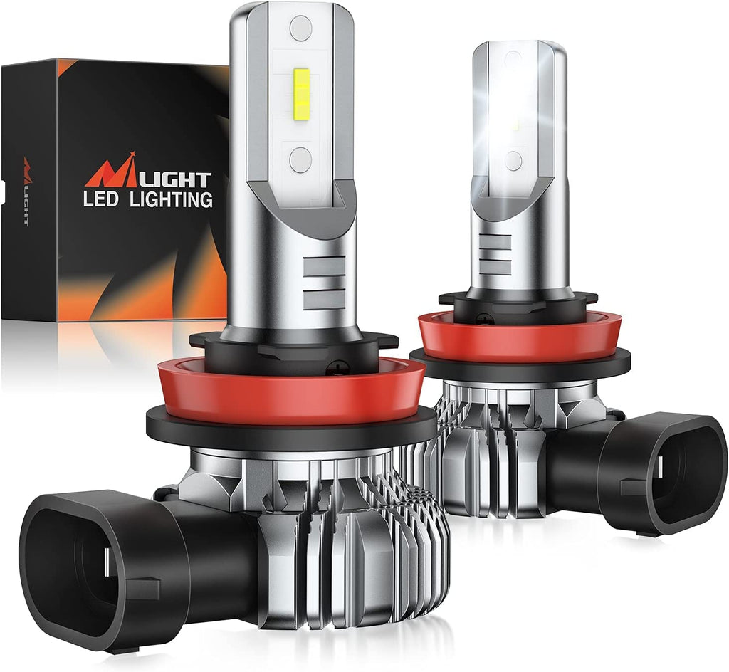 H11 H8 H9 LED Bulbs Forward High Beam and Low Beam & H11 H8 H16 LED Fog  Light Bulbs
