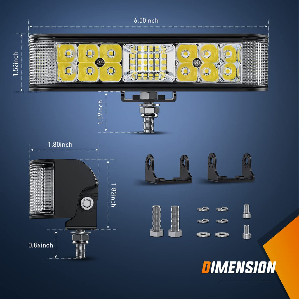 5 Universal LED Light With Side Shooters