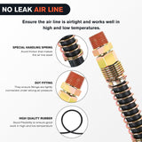 15FT Air Line Hose Assembly Rubber Air Hose with 1/2" NPT Swivel Nilight