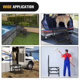 3 Steps RV Stairs with Handrail Nilight