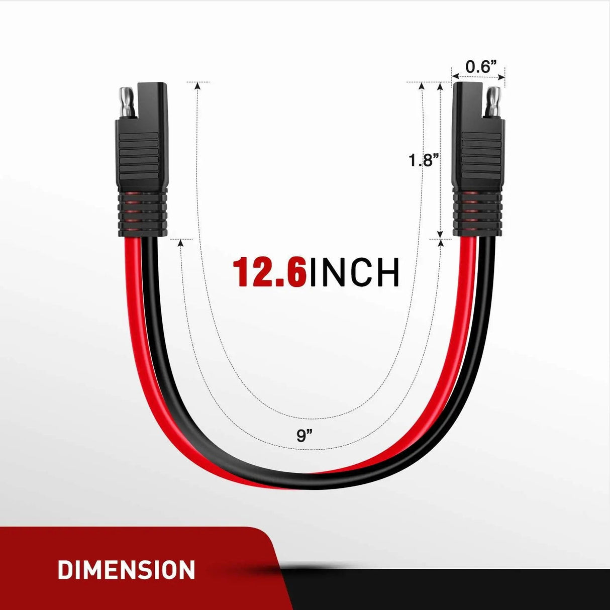 Wiring Harness Kit 10 Gauge 2Pin Quick Disconnect Harness