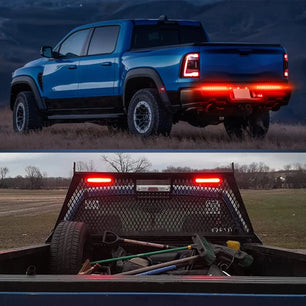 10 Inch 15 LEDs Red Trailer Light Bar (Pair) Nilight