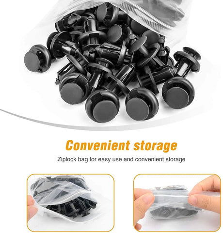 retainer clips 100 Pcs Hole 10mm Car Push Retainer Clips Kits For Honda Acura 91503-SZ3-003