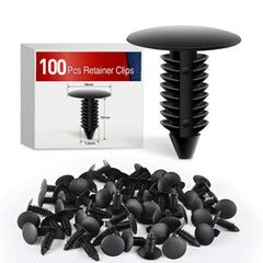 100 Pcs Hole 8mm Bumper Rivet Fender Clips for GM 1605396, 1595864 for Chrysler 6030441 for Ford 388577S