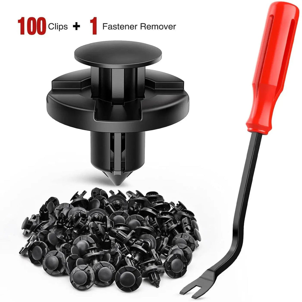 retainer clips 100 Pcs Hole 8mm Nylon Bumper Rivet Fender Clips OEM Replaces Nissan: 01553-093210 8mm