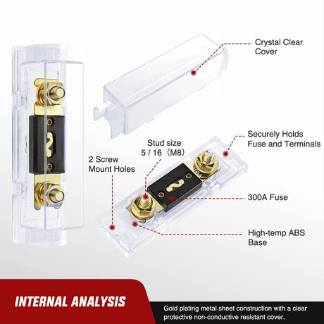 100A ANL Fuse with ANL Fuse Holder Nilight