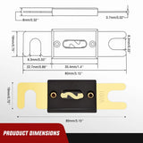 100A ANL Fuse with ANL Fuse Holder Nilight