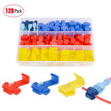 Connectors Assortments 100Pcs Quick Splice Wire Terminals