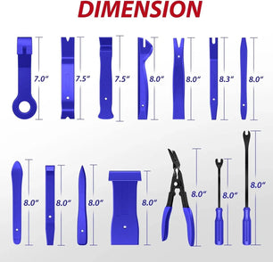 102 Pcs Trim Removal Tool Kit Blue Nilight