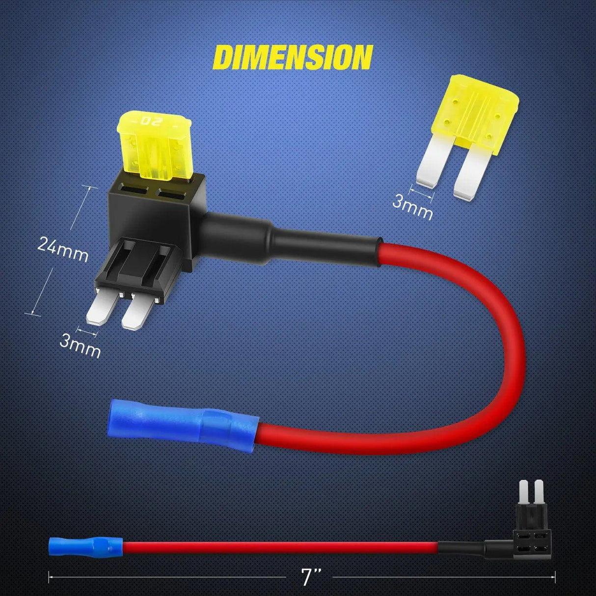 Wiring Harness Kit 10Pcs Add-A-Circuit Micro2 Fuse Holder