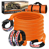 7/8in x 20ft Kinetic Recovery Rope & 2PCS 1/2 in x 24 in Soft Shackle Nilight