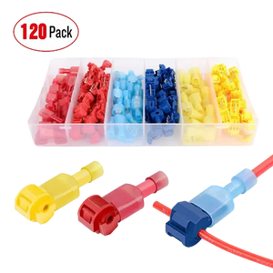 Accessories 120Pcs Quick Splice Wire Terminals