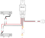 Wiring Harness Kit 16AWG Wire Harness 10FT PVC Kit 2 Leads W/ 12V 3Pin Switch | 3 Fuses | 4 Spade Connectors