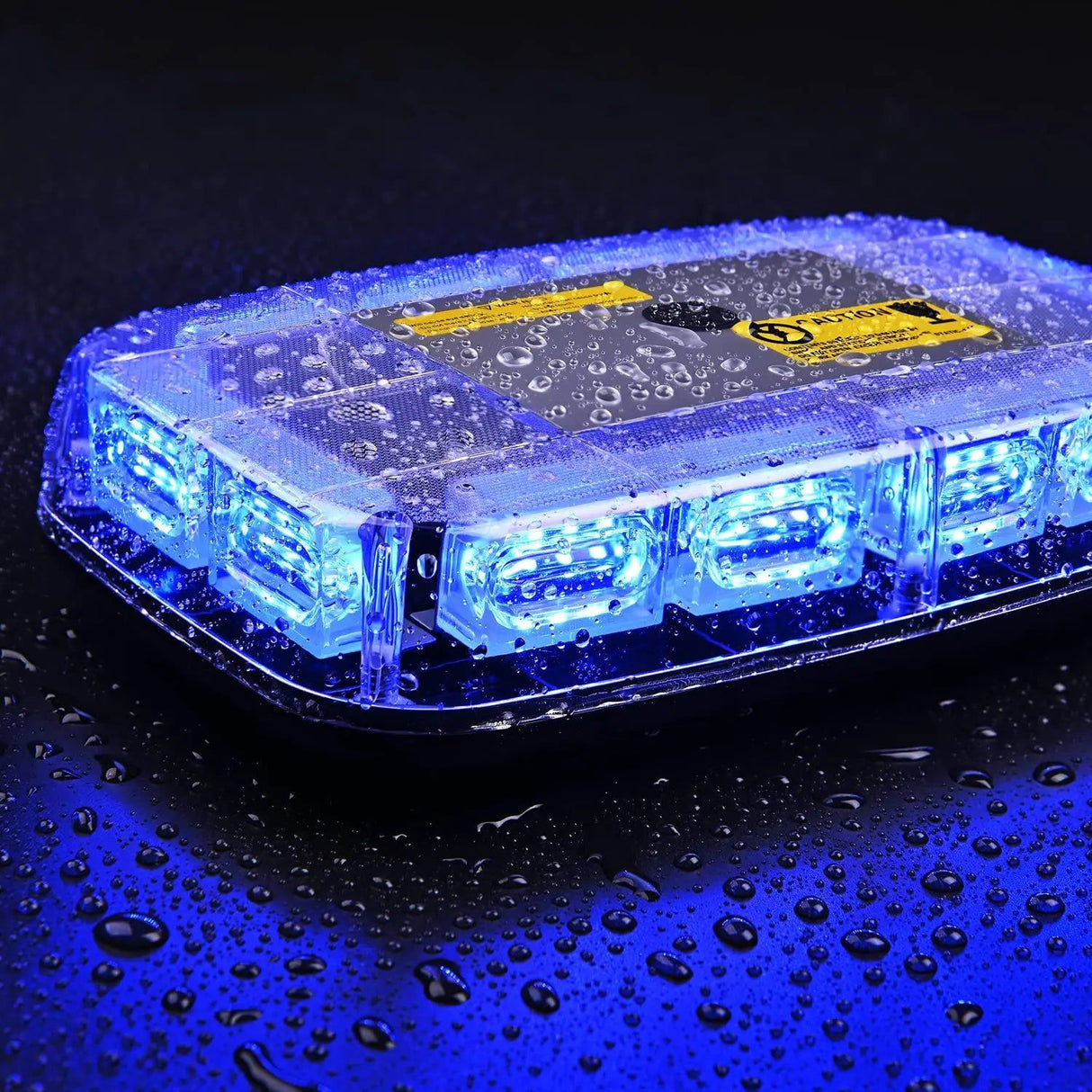 led strobe light 12" 48 Leds Roof Top Blue Emergency Strobe Light