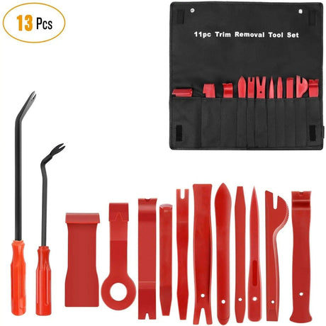 retainer clips 13 Pcs Trim Removal Tool Set Red