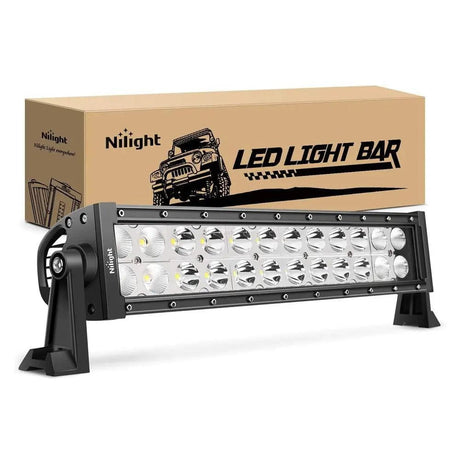 LED Light Bar 13.7" 72W Double Row Spot Led Light Bar