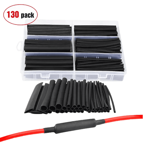 Accessories 130Pcs Heat Shrink Tubing Kit