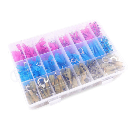 Connectors Assortments 135Pcs Heat Shrink Wire Connectors