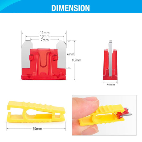 Accessories 140PCS Low Profile Mini Blade Fuse Set