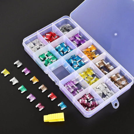 Accessories 140PCS Low Profile Mini Blade Fuse Set