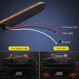 16 Inch 11 LEDs Amber Trailer Light Bar (Pair) Nilight