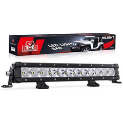 16 Inch 60W 7200LM Slim Spot Flood Osram P8-5W Chips Led Light Bar