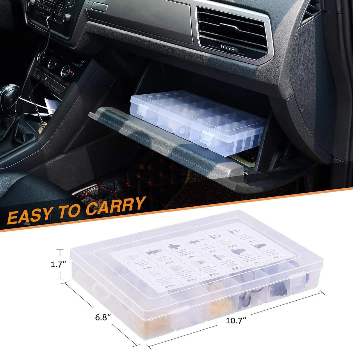 retainer clips 166 Pcs Car Push Retainer Clips Kits For GM Toyota Honda Nissan Mazda