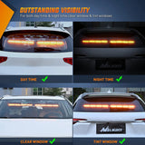 led strobe light 17" 32 Leds 2 In 1 Traffic Advisor Emergency Strobe Amber Light Bar