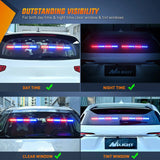 led strobe light 17" 32 Leds 2 In 1 Traffic Advisor Emergency Strobe Blue Red Light Bar