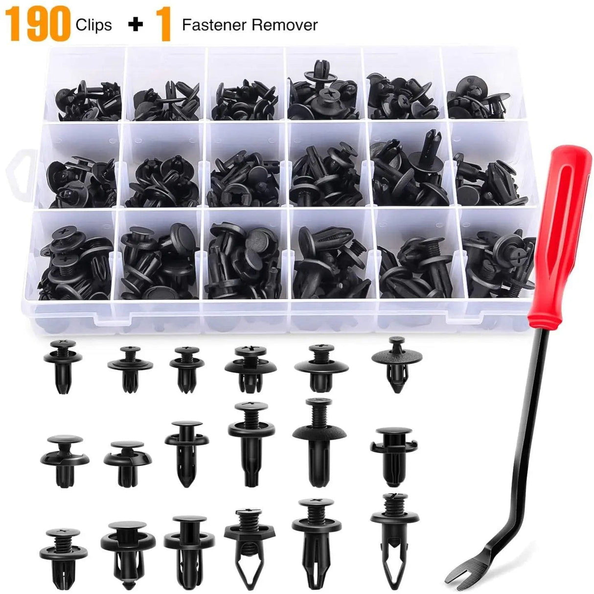 retainer clips 190 Pcs Car Push Retainer Clips Kits For Toyota Honda Nissan Mazda