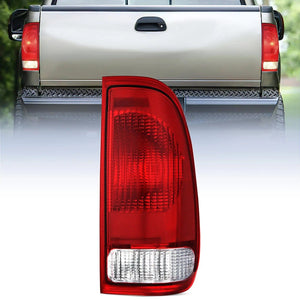 1997-2003 Ford F150 1997-1999 Light Duty 1999-2007 Ford Super Duty Taillight Assembly Red Housing Rear Lamp Replacement OE Style Passenger Side Nilight