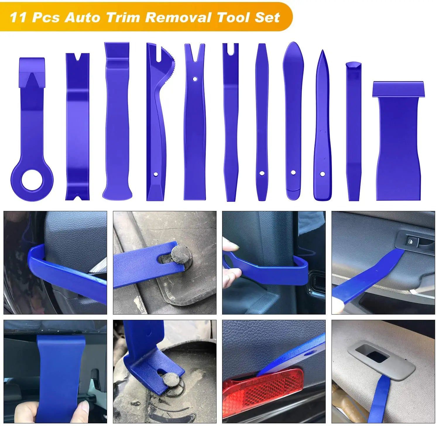 retainer clips 19Pcs Trim Removal Tool Kit Blue