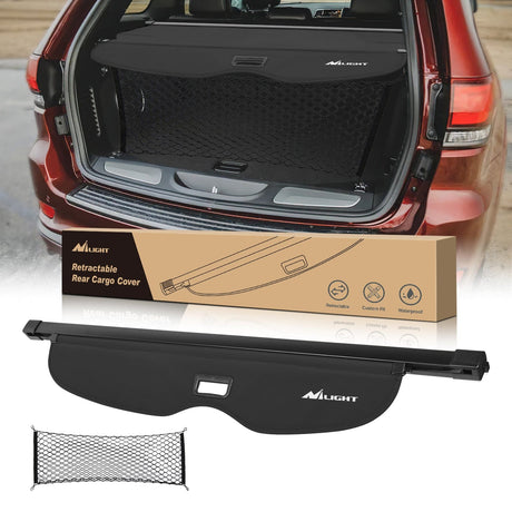 Trunk Cargo Cover with Storage Net for Jeep Grand Cherokee Accessories 2011-2021 Nilight