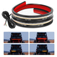 30 Inch 204 Leds Red Amber Running Stop Turn Signals Brake Light Compatible with Polaris RZR Kawasaki Pioneer Can Am Golf Cart Off-Road Truck Trailer Nilight