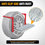 Folding Heavy Duty Red Tire Step To Fit tires from 10Inch to 15Inch Tire Width Nilight