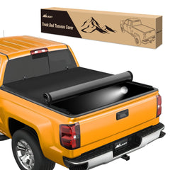 6.6ft Soft Roll Up Truck Bed Cover for Chevy Silverado / GMC Sierra 1500 2019-2023