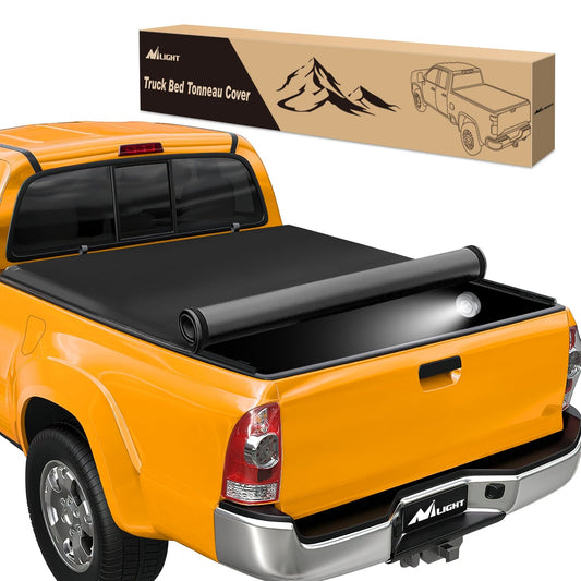 6.5ft Soft Roll Up Truck Tonneau Cover For Toyota Tundra 2014-2021 Nilight