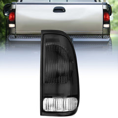 1997-2003 Ford F150 1997-1999 Light Duty 1999-2007 Ford Super Duty Tail light Assembly Smoke Housing Rear Lamp Replacement OE Style Passenger Side