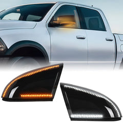 Side Mirror Marker Light for 2009-2022 Dodge Ram 1500 1500 Classic 2500 3500