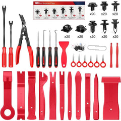 200 Pcs Trim Removal Tool Kit Red