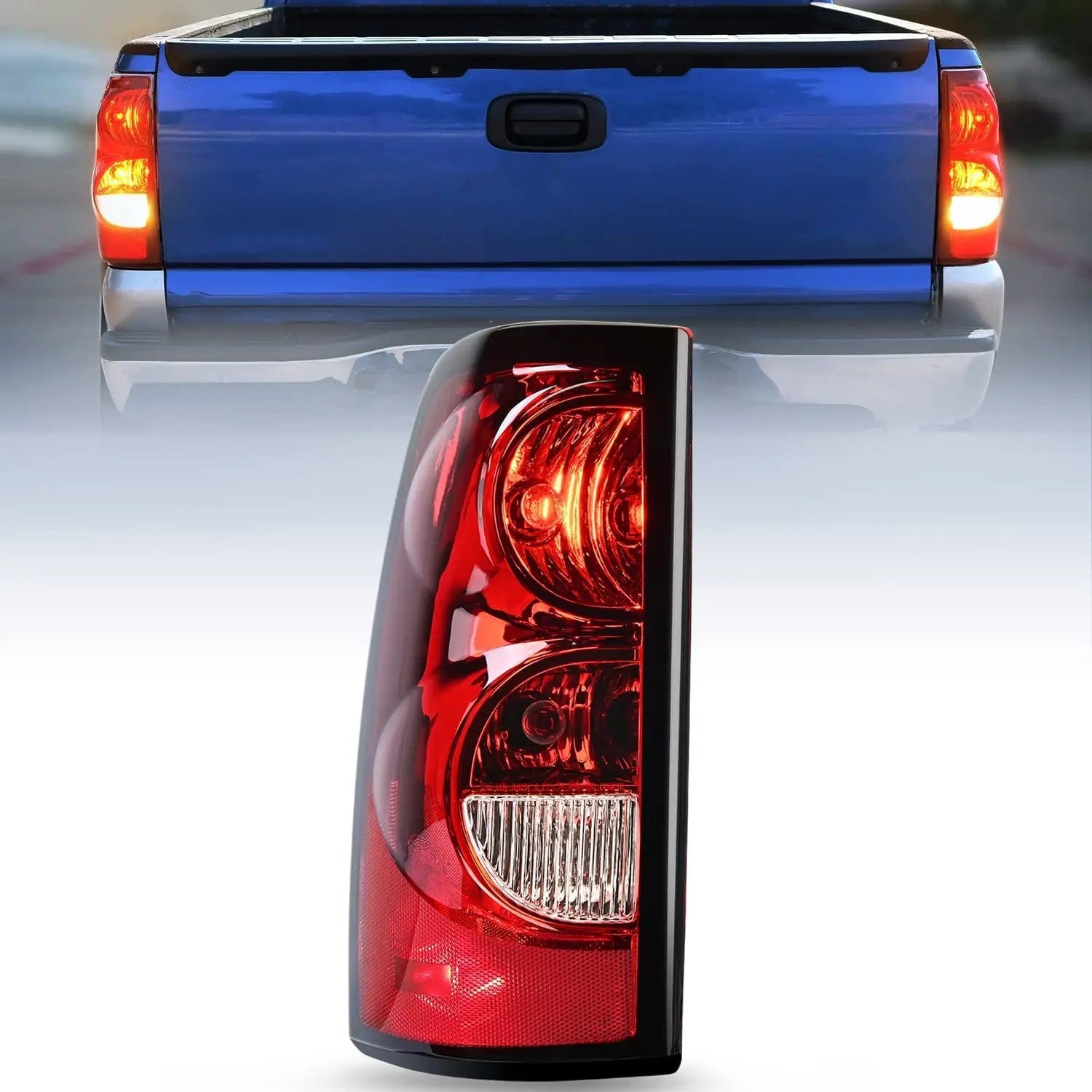 2003-2006 Chevy Silverado 1500 1500HD 2500 2500HD 3500 2007 Chevy Silverado 1500 2500 3500 Classic Taillight Assembly Driver Side Nilight