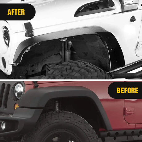 Fender 2007-2018 Jeep Wrangler JK Front Rear Fender Flares Kit