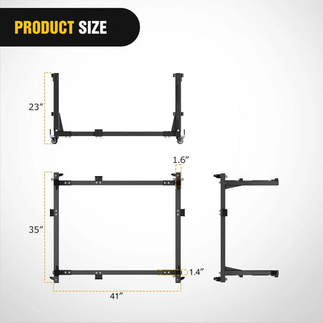 2007-2022 Jeep Wrangler JK JL Gladiator JT Door Storage Rack Movable Cart Holder Nilight