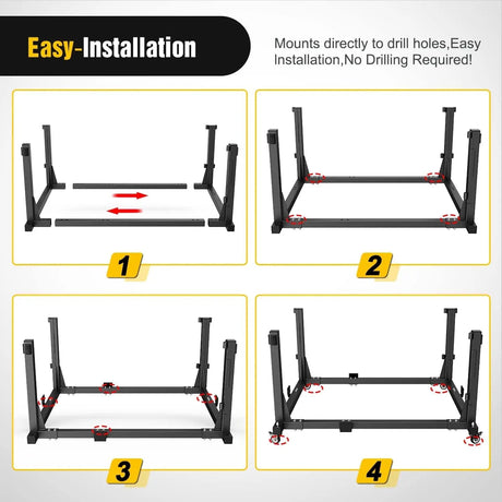 2007-2022 Jeep Wrangler JK JL Gladiator JT Door Storage Rack Movable Cart Holder Nilight