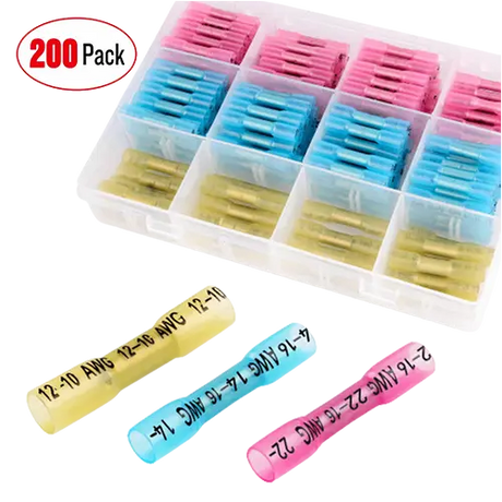 Accessories 200Pcs Heat Shrink Wire Connectors