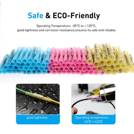 Accessories 200Pcs Heat Shrink Wire Connectors