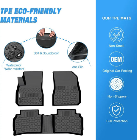 2016-2024 Chevy Malibu TPE Floor Mats Nilight